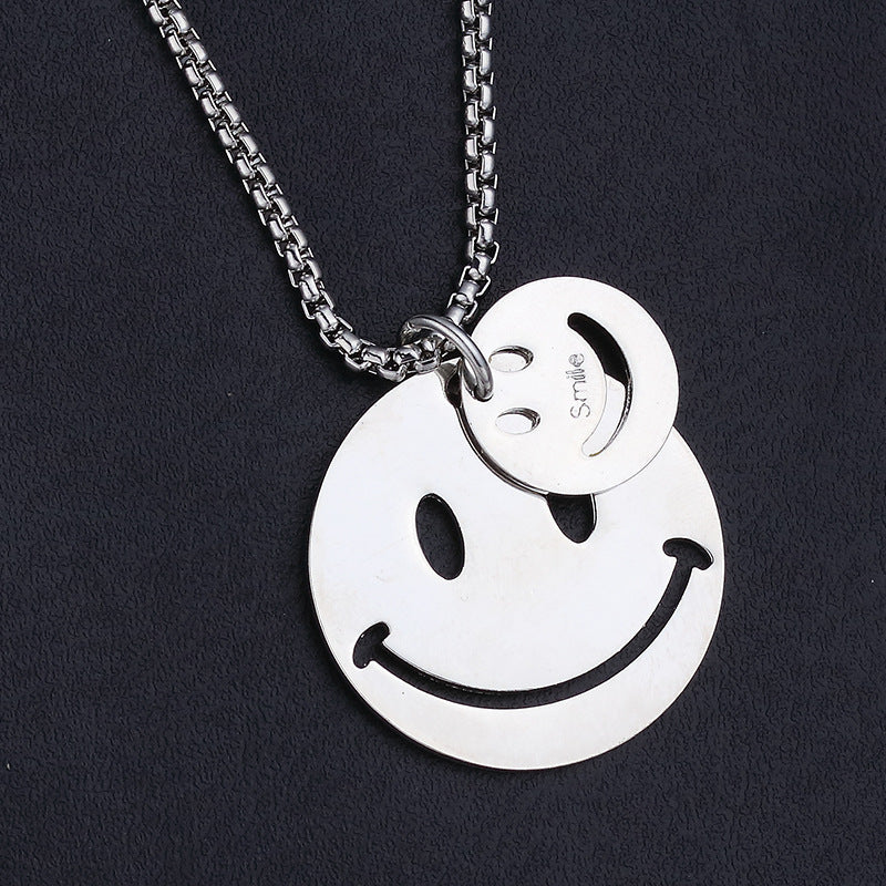 Colliers à pendentif en acier inoxydable Hip Hop Rock