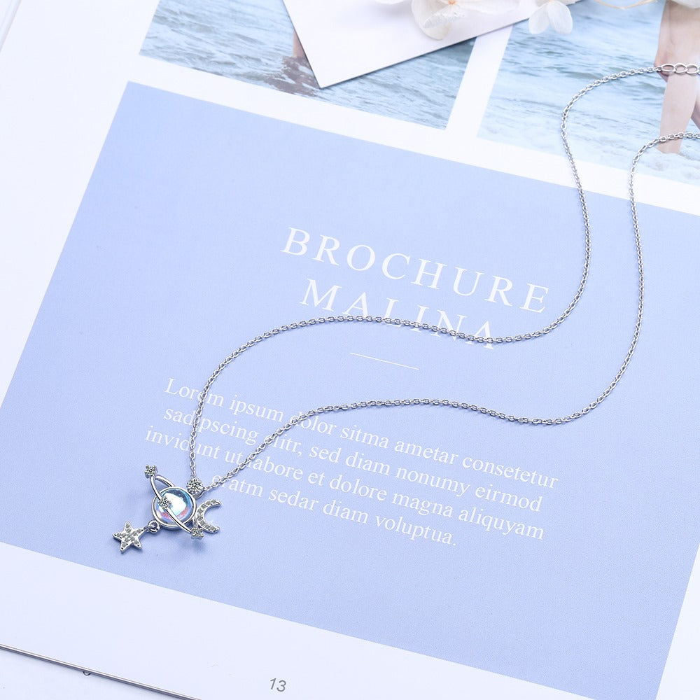 Women's Universe Niche Design Trendy Cold Short Necklaces