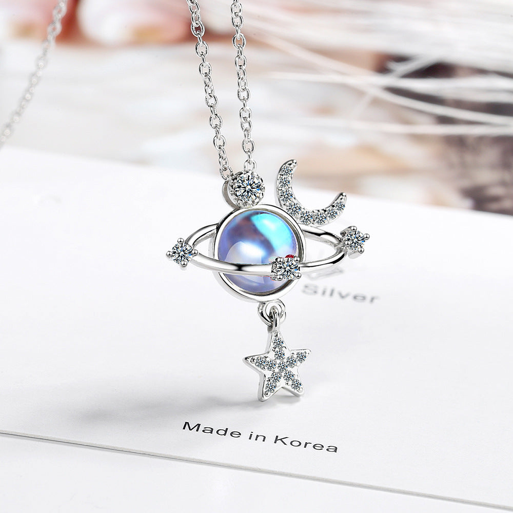 Women's Universe Niche Design Trendy Cold Short Necklaces