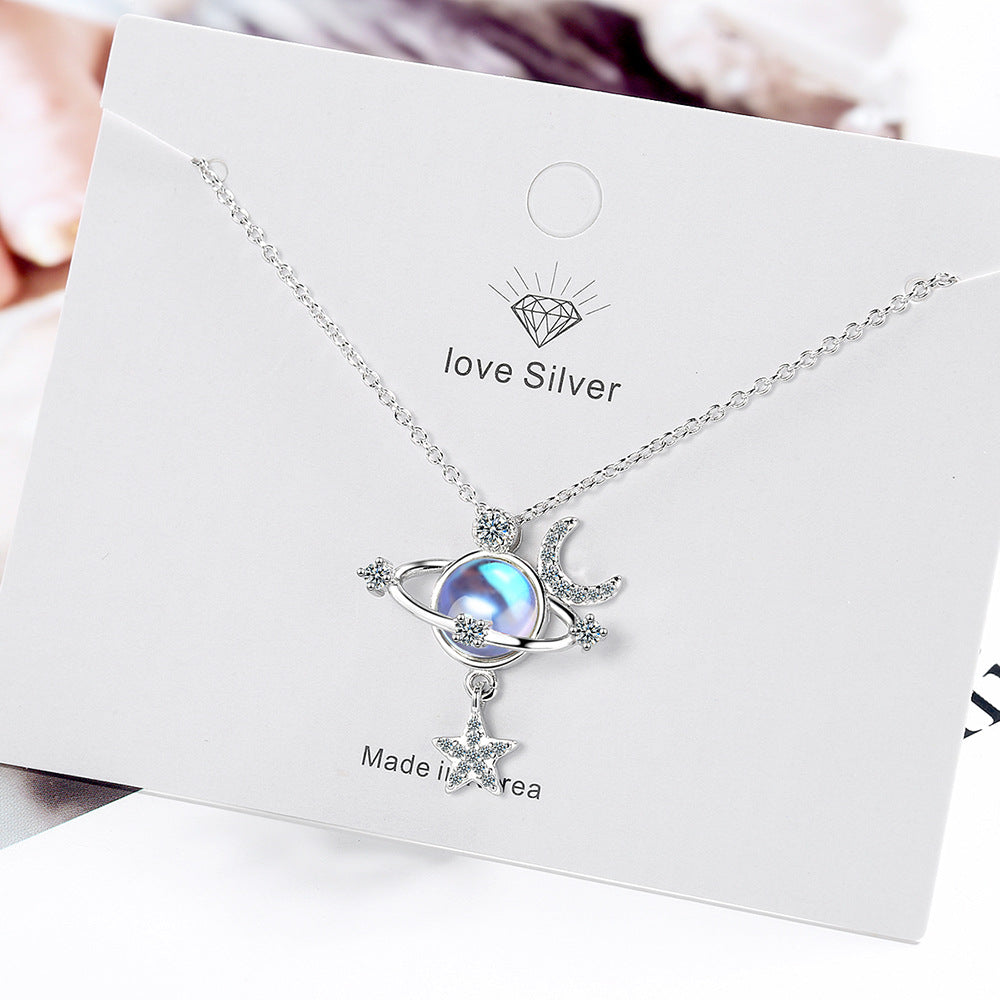 Women's Universe Niche Design Trendy Cold Short Necklaces