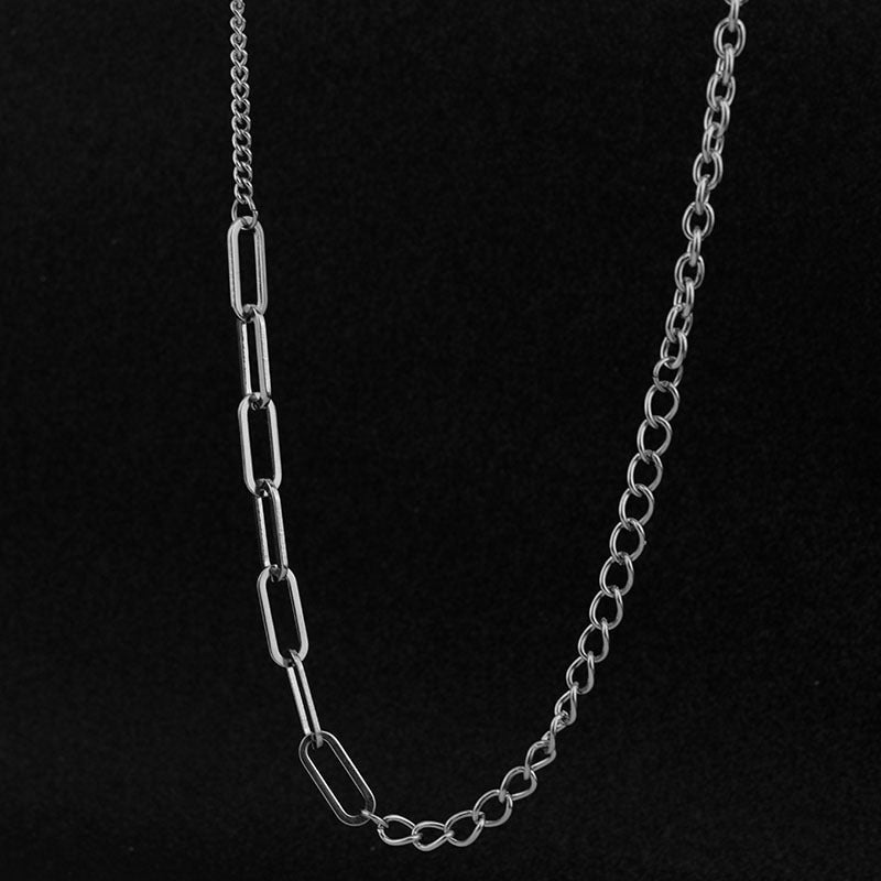 Mélange de chaînes de couture et colliers de clavicule assortis