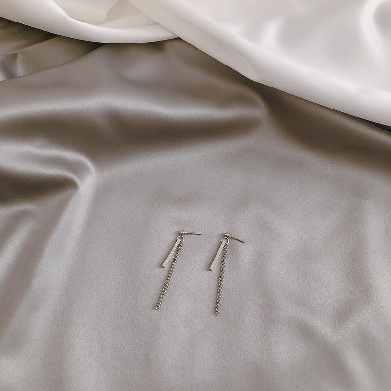 Women's & Men's Chain Tassel For Frosty Style Temperament Cool Personality Punk Stud Earrings