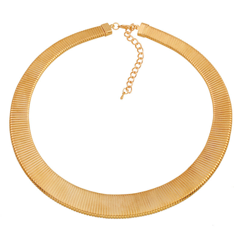 Casual Ornament Metal Short Neck Accessories Necklaces