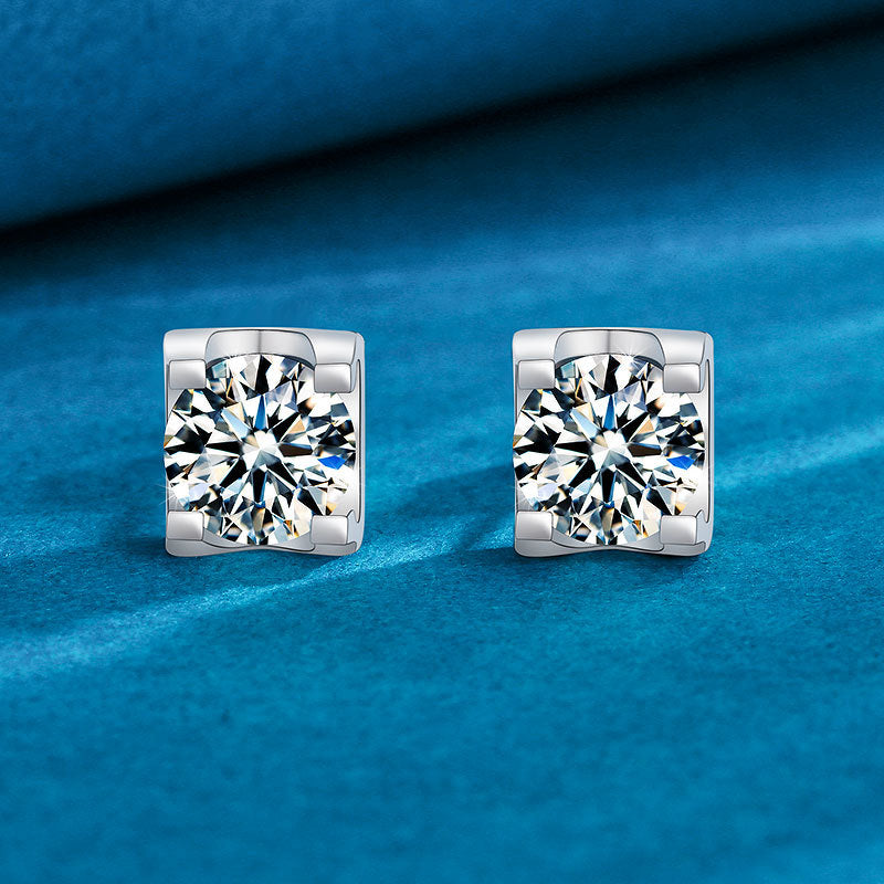Sterling Sier Fashion Bull Head Four Earrings