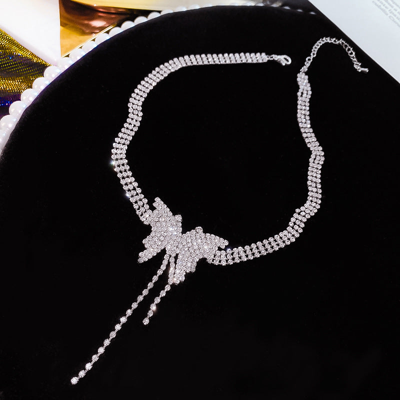 Butterfly Personalized Clavicle Chain Hip Hop Necklaces
