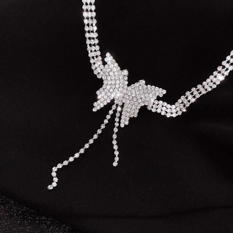 Butterfly Personalized Clavicle Chain Hip Hop Necklaces