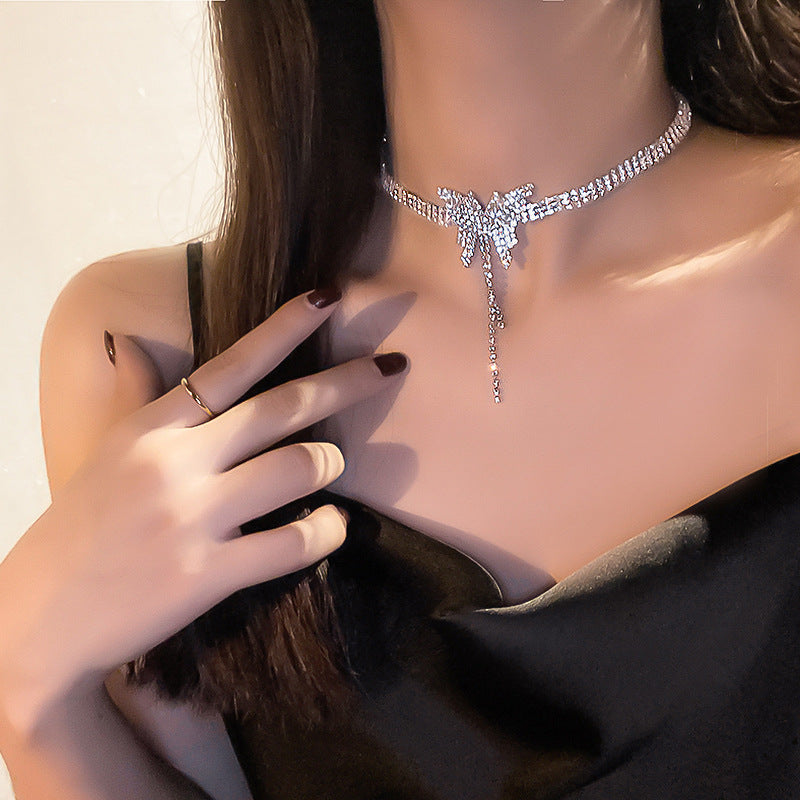 Butterfly Personalized Clavicle Chain Hip Hop Necklaces