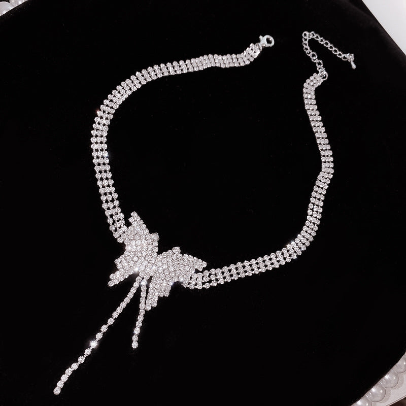 Butterfly Personalized Clavicle Chain Hip Hop Necklaces