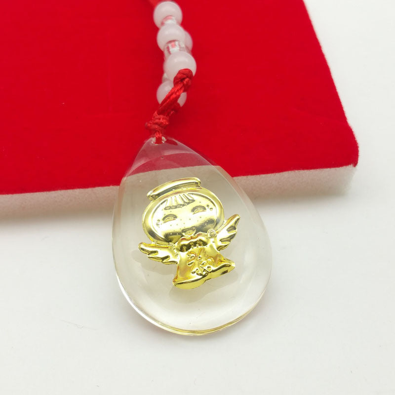Pendentifs et colliers rouges de vie pour femmes, hommes et zodiaque chinois