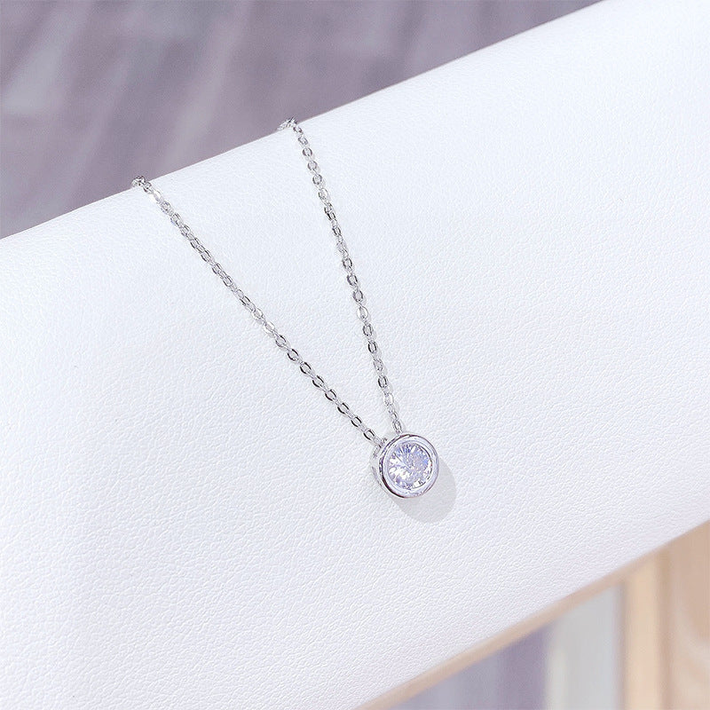 Women's Micro Rhinestone Zircon Korean Style Clavicle Necklaces
