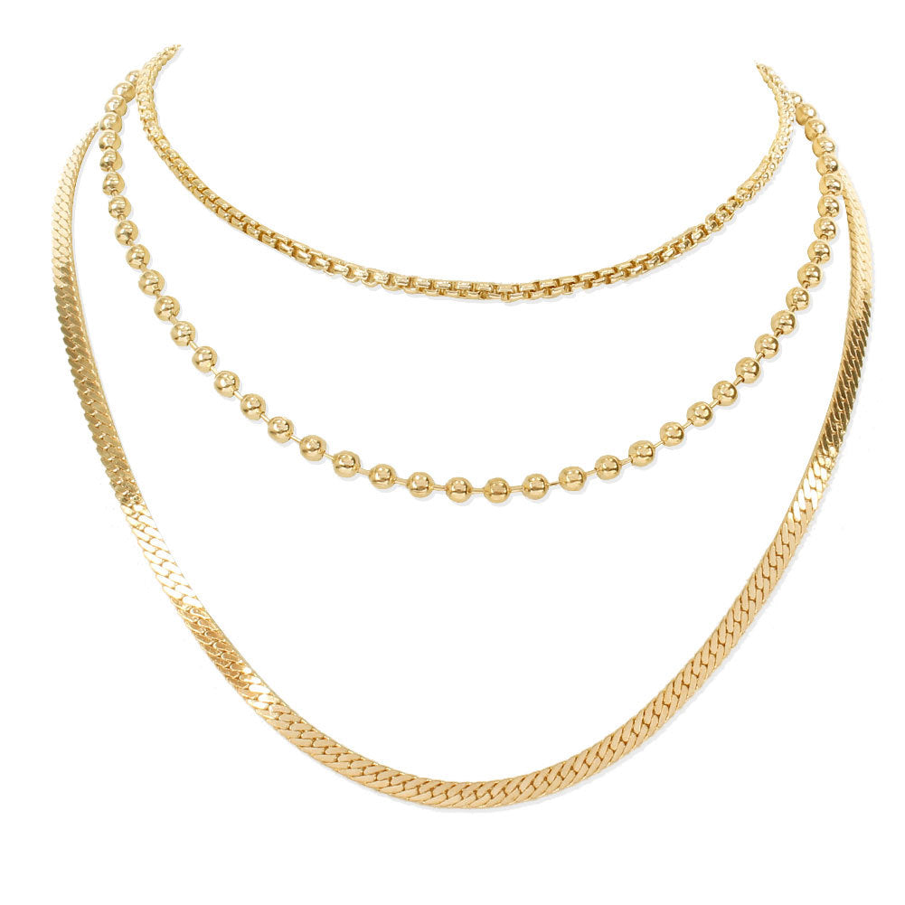 Colliers de mode personnalisés en chaîne de clavicule en or pour femmes