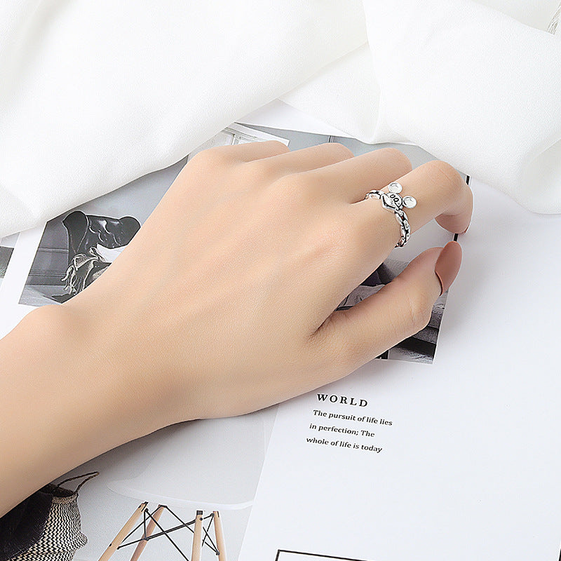 Cute Mickey Mouse Zodiac Twist Personalized Rings