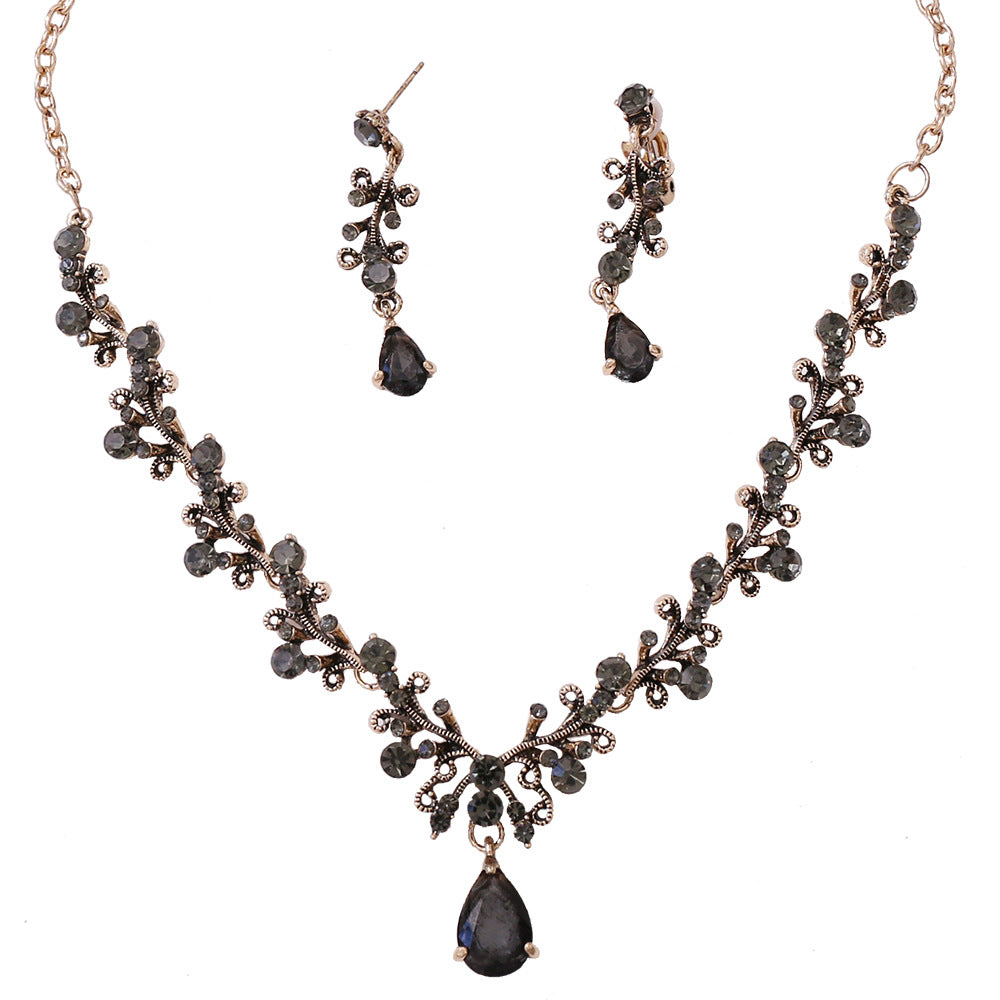 Colliers de couronne de mariage coréens en strass et Zircon, ornement de mariée