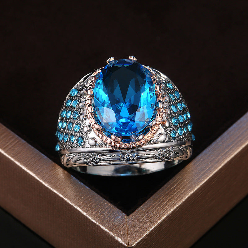 Accessories Retro Exaggerated Woven Female Creative Rings