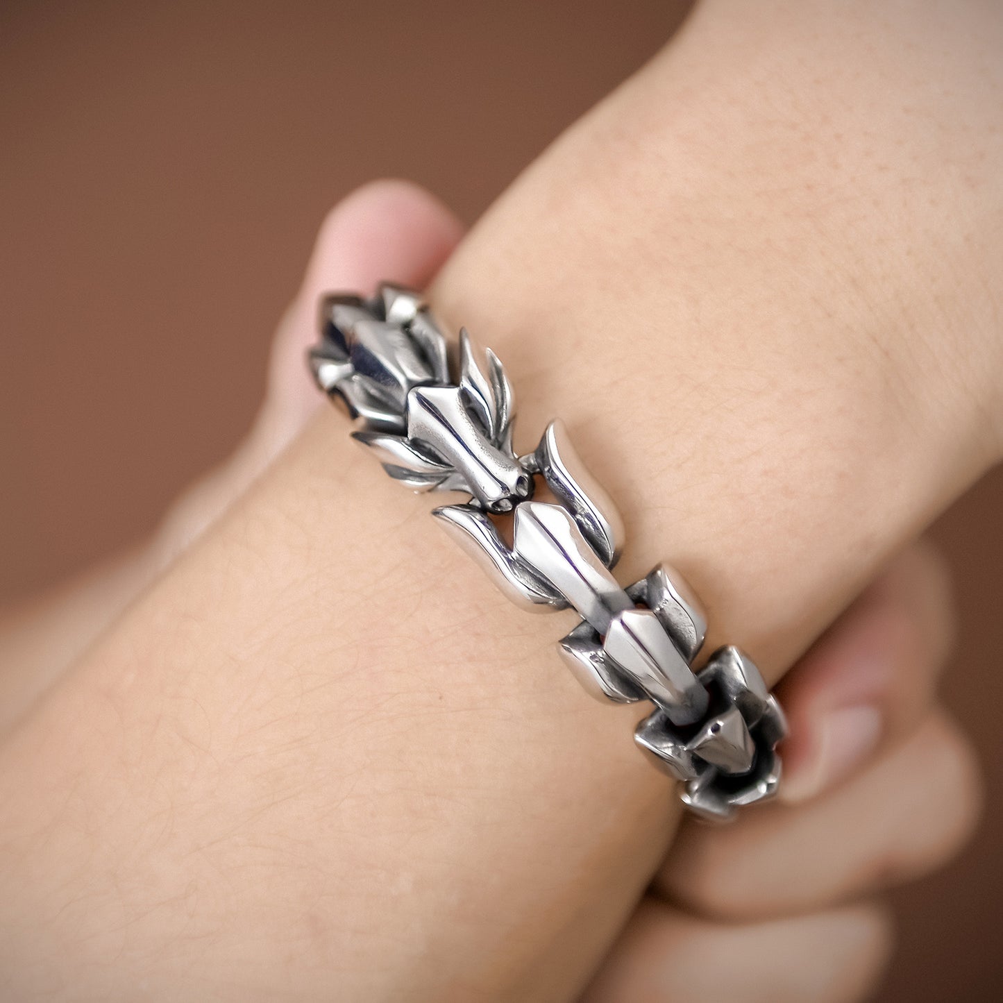 Männer Punk Schmuck Persönlichkeit Kreative Mode Kiel Kette Trendy Domineering Armbänder