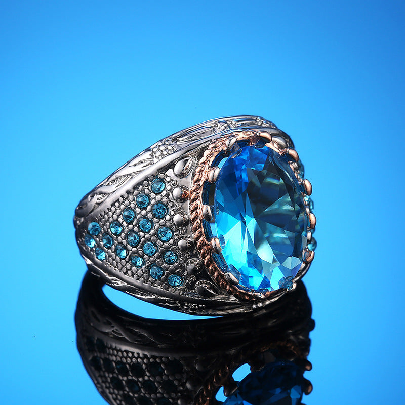 Accessories Retro Exaggerated Woven Female Creative Rings