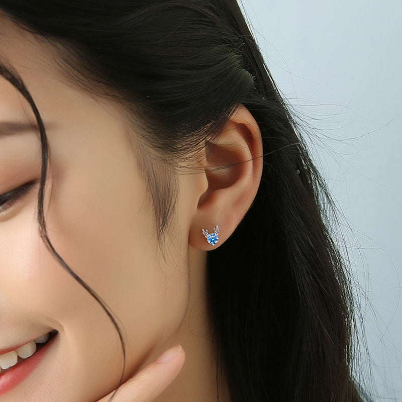 Women's Your For Cute Creative Elk Pattern Earrings