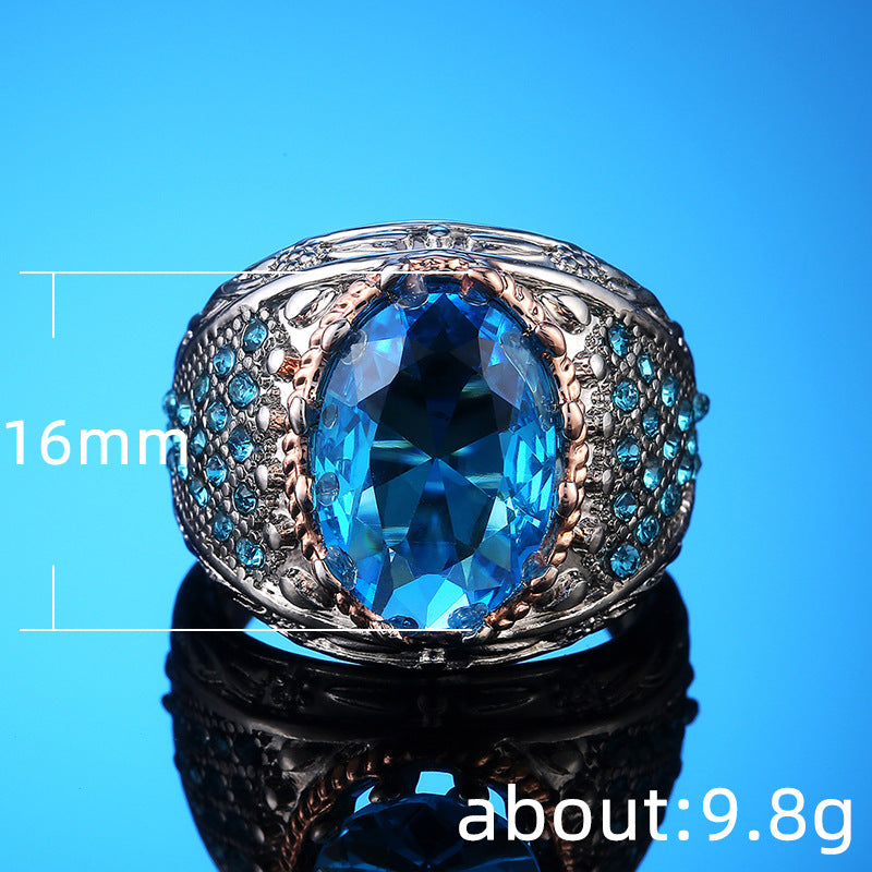 Accessories Retro Exaggerated Woven Female Creative Rings