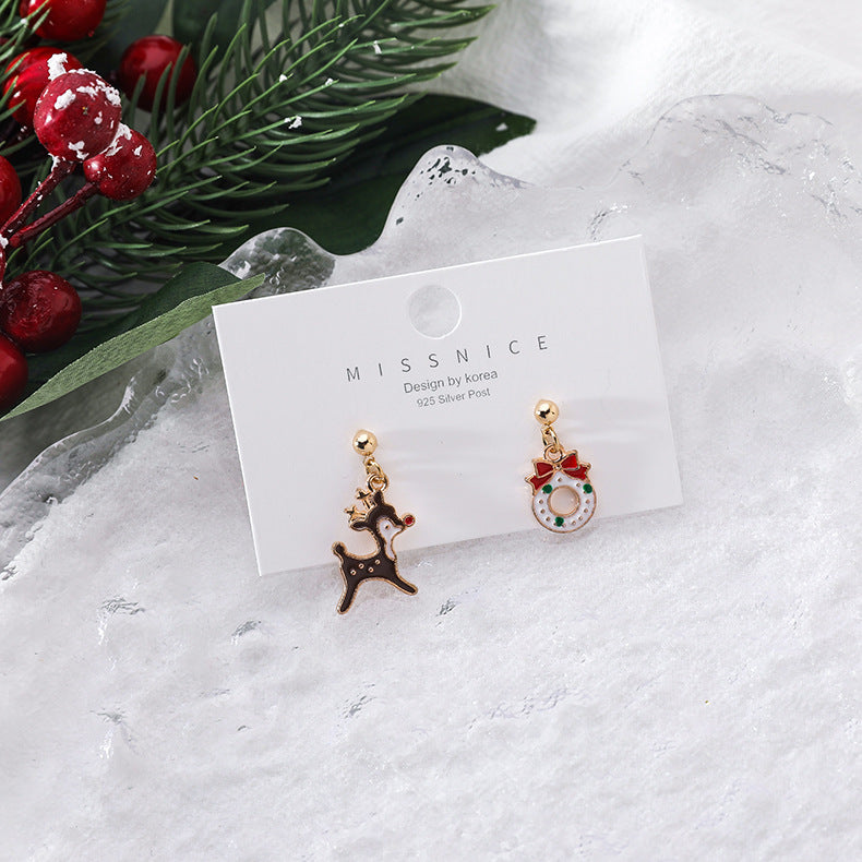 Christmas Small Gift Eardrops Socks Female Rings