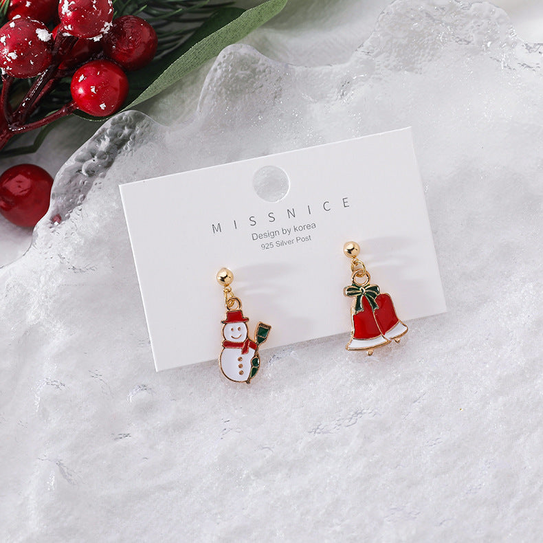 Christmas Small Gift Eardrops Socks Female Rings