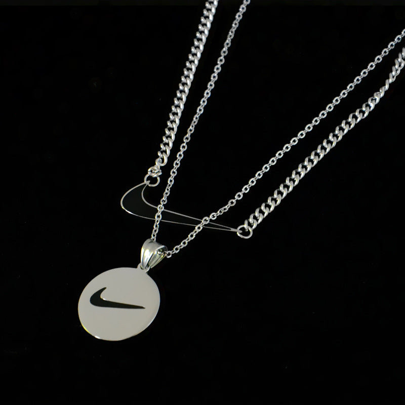Women's & Men's Hop And Couple Hipster Hook Round Cool Necklaces