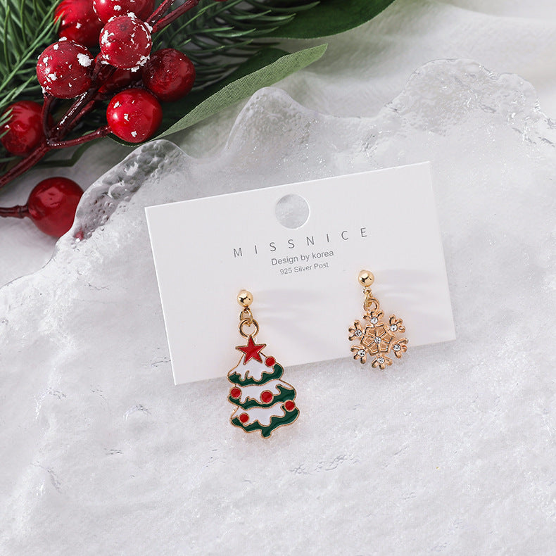 Christmas Small Gift Eardrops Socks Female Rings