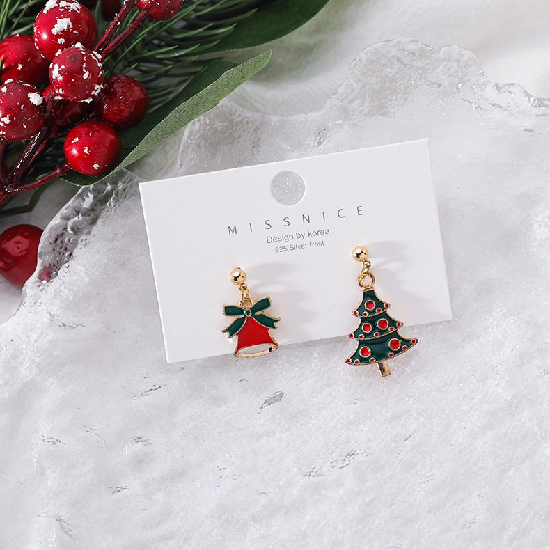 Christmas Small Gift Eardrops Socks Female Rings