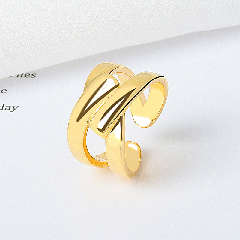 Fashion Vintage Personalized Cold Style Opening Rings