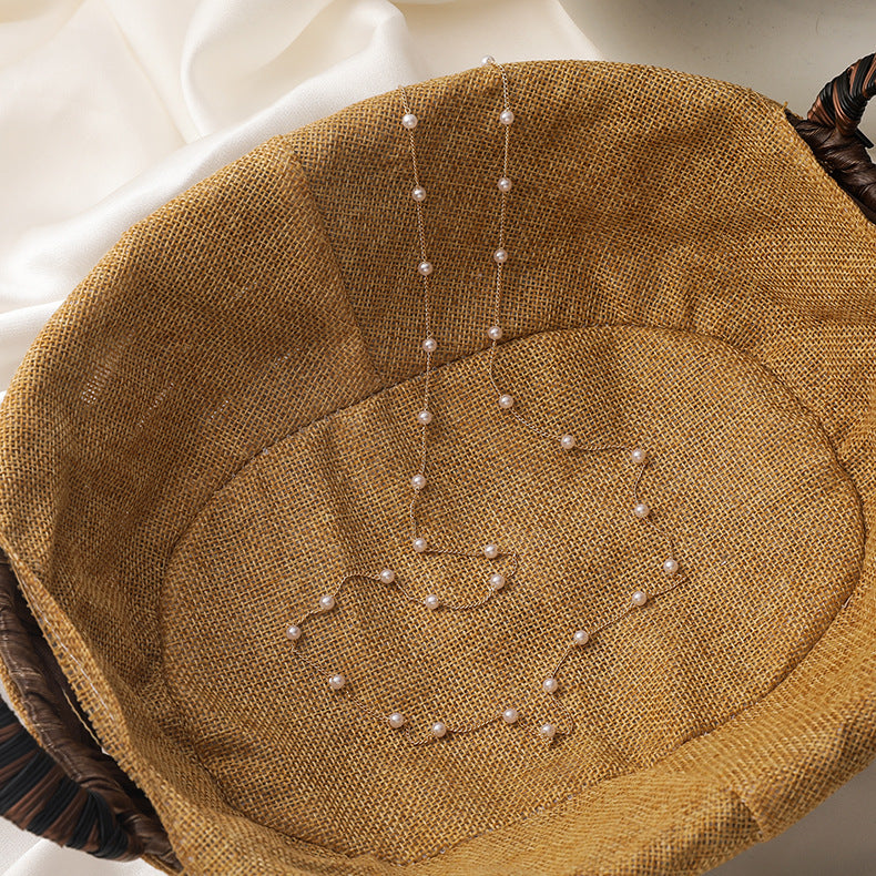 Chaîne de lunettes licou, lanière, colliers de perles Vintage