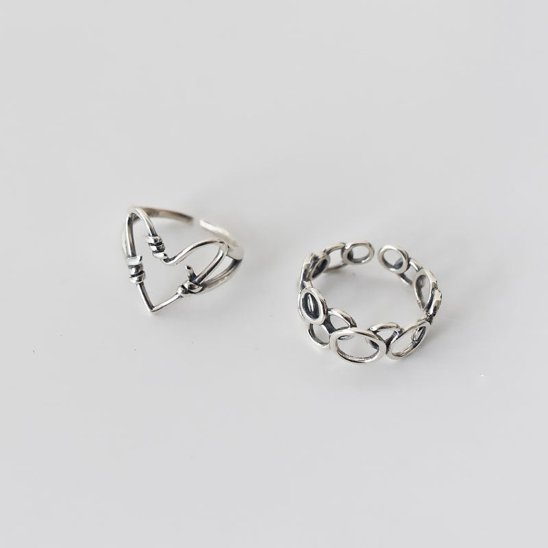 Heart Shaped Love Female Index Finger Rings