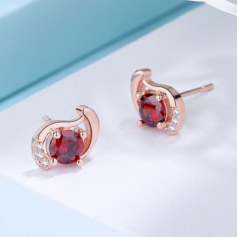 Gold Simple Retro Chinese Style Popular Ornament Female Earrings