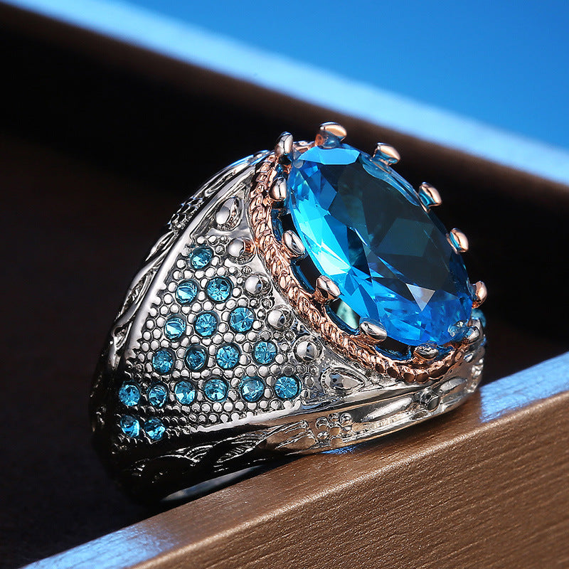 Accessories Retro Exaggerated Woven Female Creative Rings