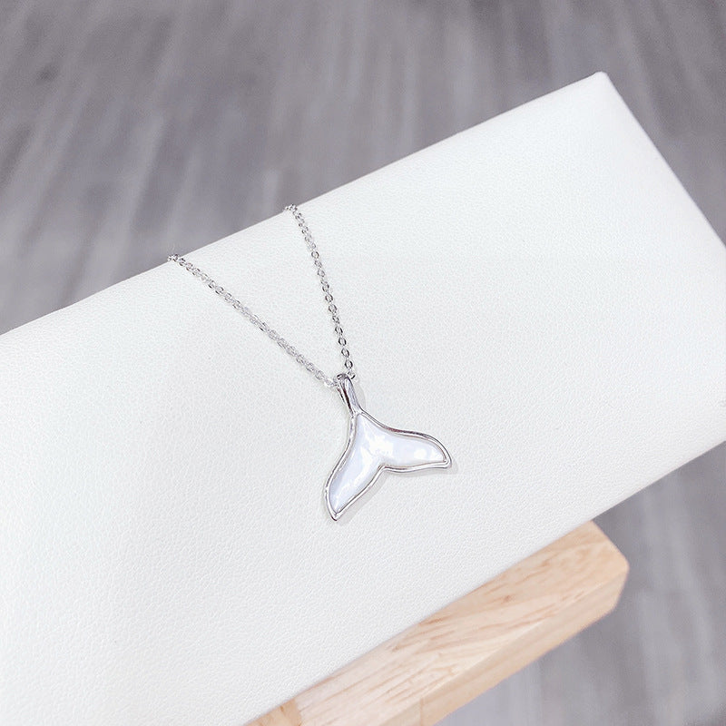 Queue de sirène coquille femme mode tempérament coréen poisson vous colliers