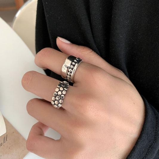 Women's Sterling Sier Open Index Finger Fashion Rings