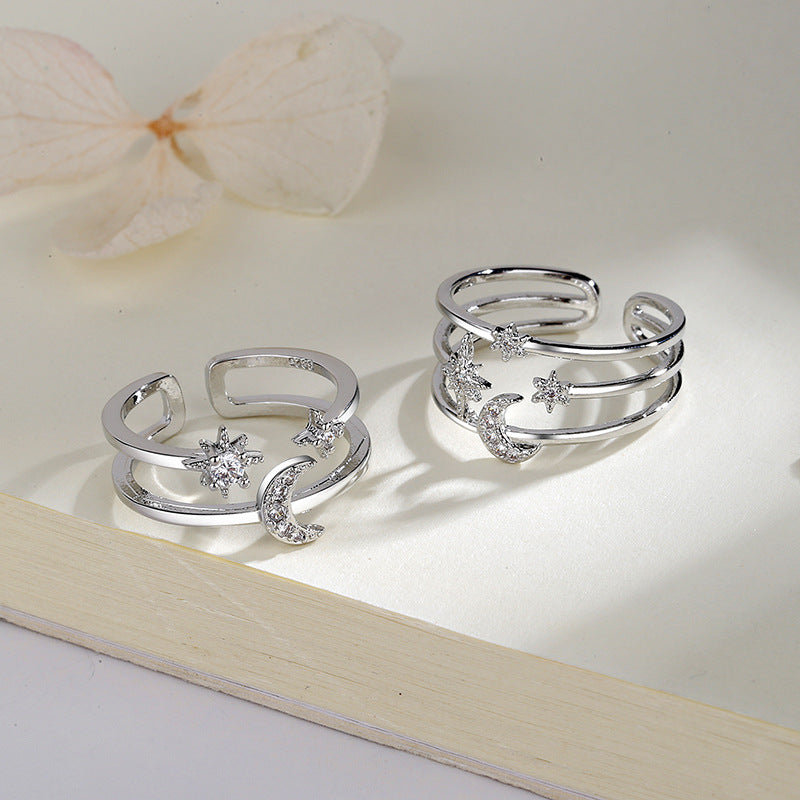 Sweet Fresh Korean Style Dual Layer Rings