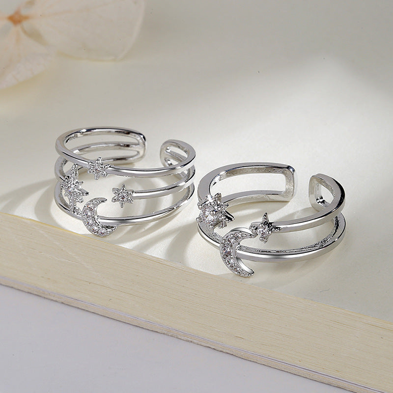Sweet Fresh Korean Style Dual Layer Rings