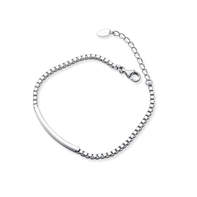 Personalisierte einfache Kette, trendige, coole Armbänder im koreanischen Stil