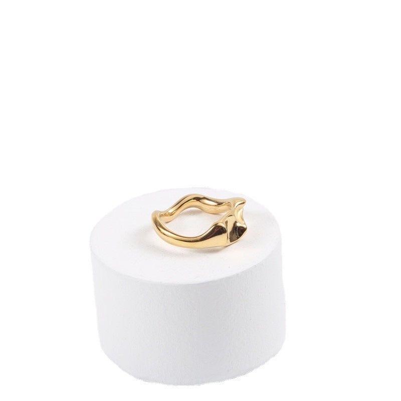 Modische Design-abstrakte Designer-Ringe im weiblichen Stil