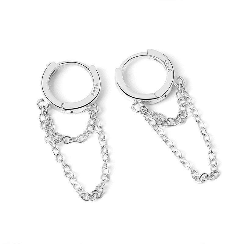 Circle Geometry Hipster Tassel Special Ear Rings