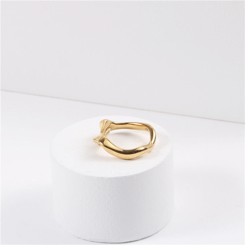Modische Design-abstrakte Designer-Ringe im weiblichen Stil