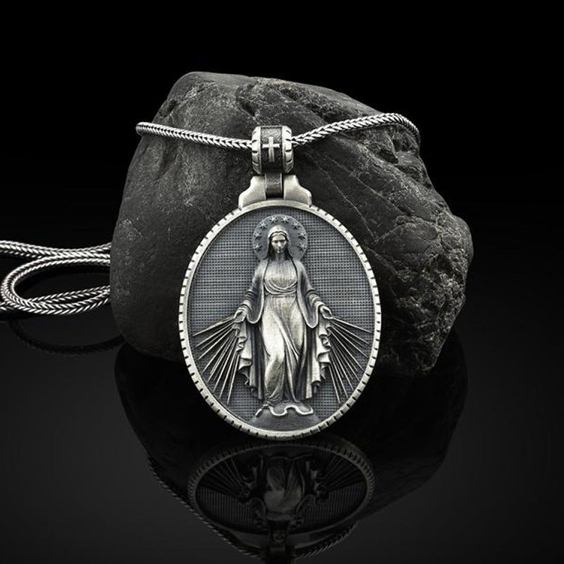 Pendentif médaille commémorative et colliers pour femmes, hommes et Vintage