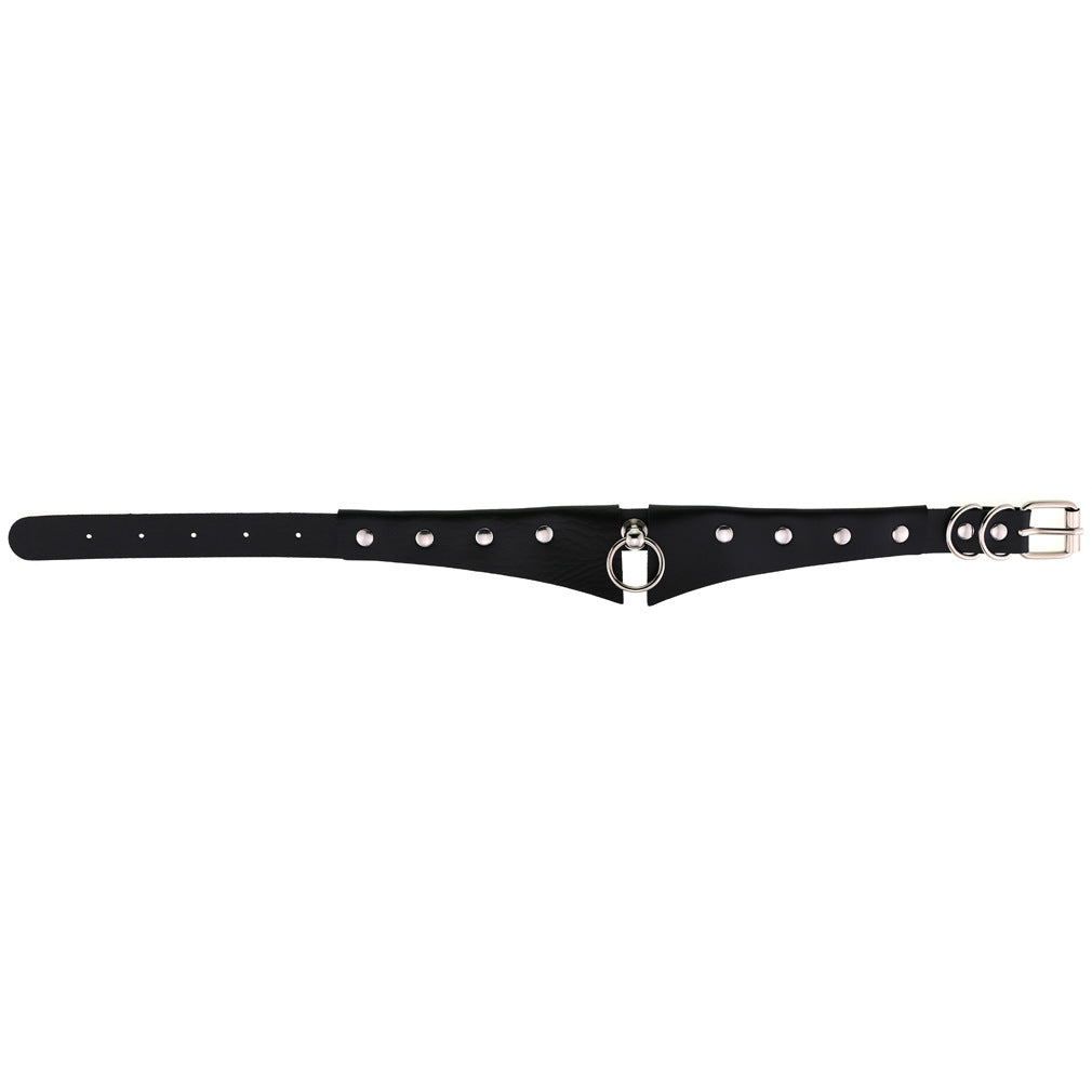 Colliers de style collier en cuir gothique punk de personnalité