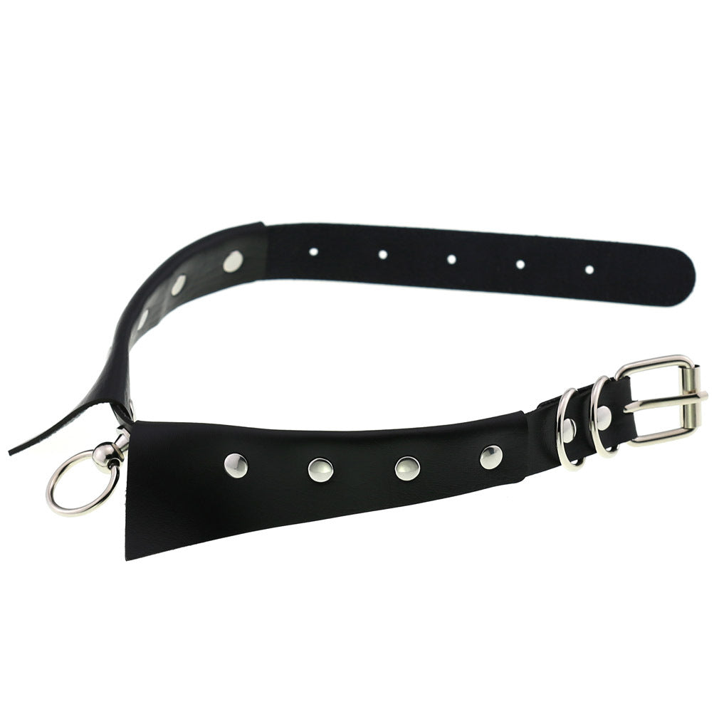 Colliers de style collier en cuir gothique punk de personnalité