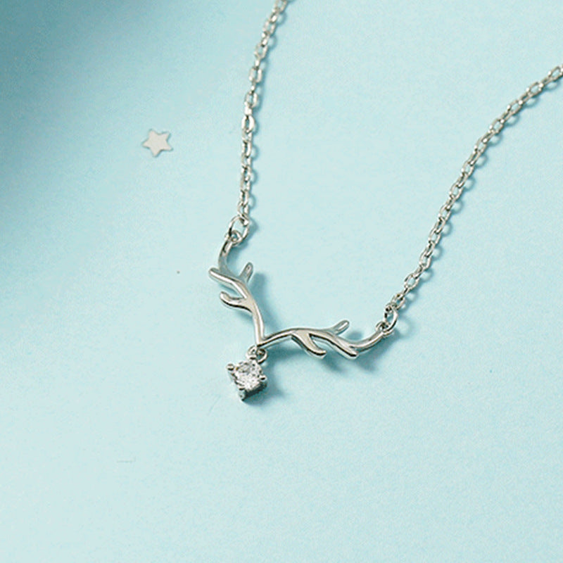 Cerfs Style coréen tendance un avec vous colliers plaqués or