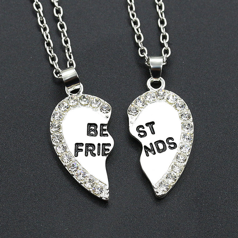 Amour anglais pendentif alliage mode bons colliers