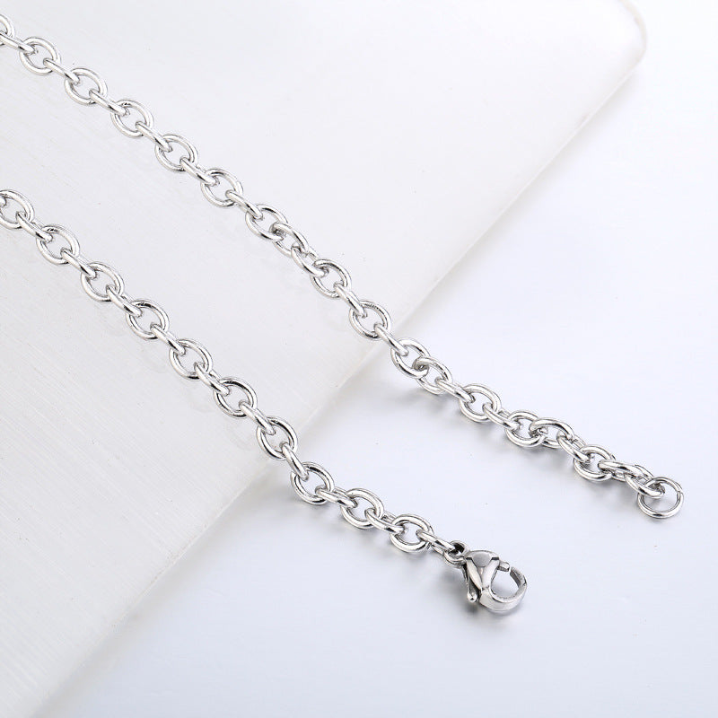 Women's & Men's & Fashion Titanium Steel Stainless And Pendant Necklaces