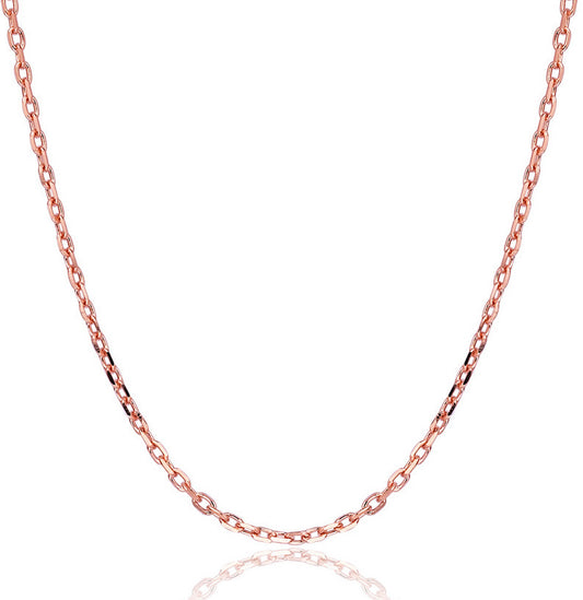 Women's Copper Plating Sier-plated Rose Gold Sier Necklaces