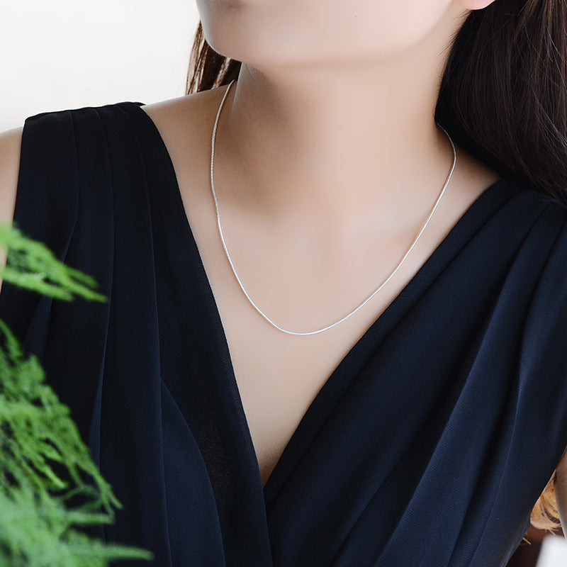 Bones Chain Fashion Weißgold vergoldete importierte Halsketten