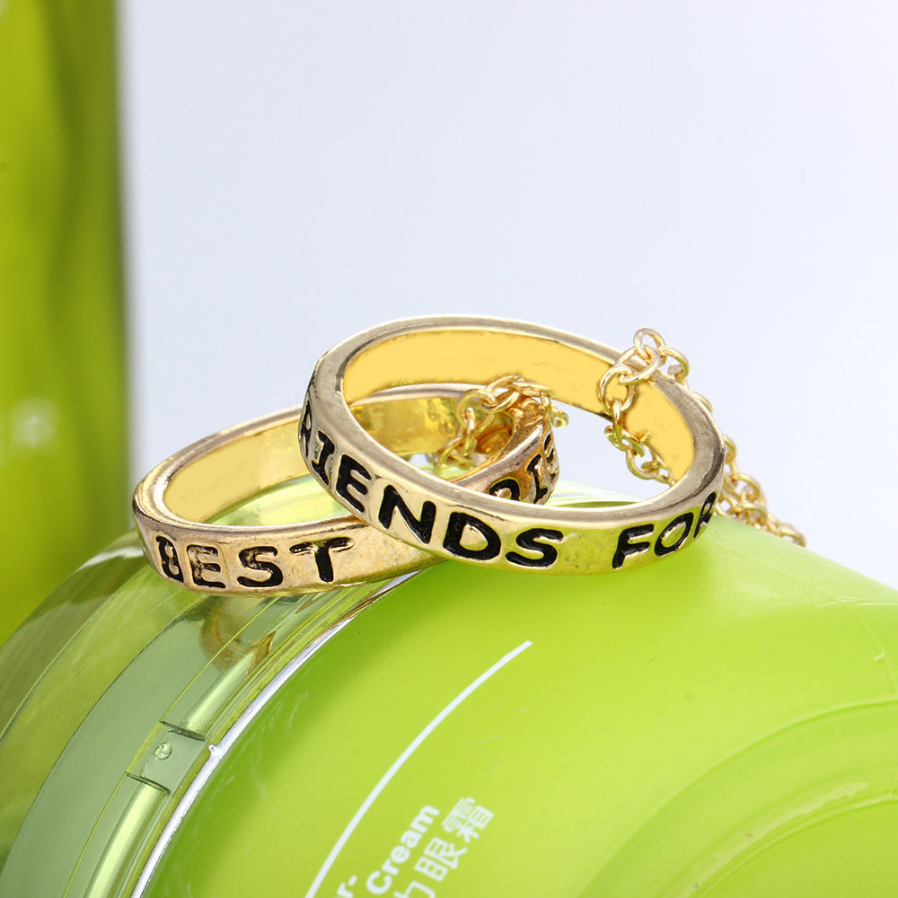 Costume Chaîne Clavicule Bon Ami Colliers Trois Pièces