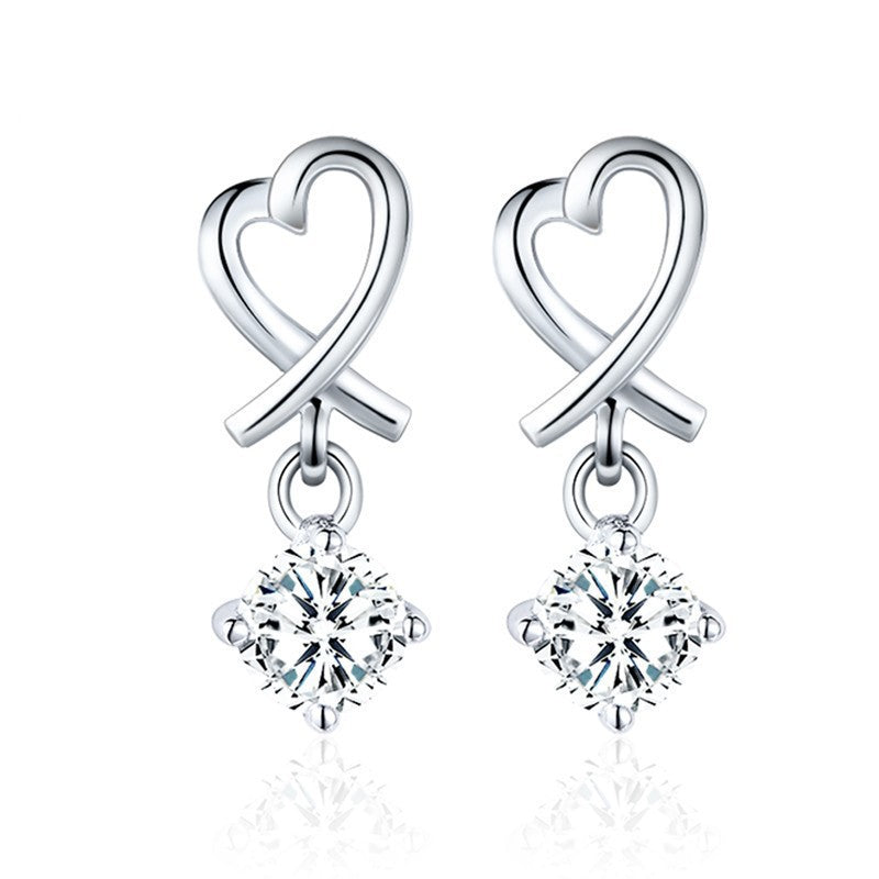 Korean Style Geometric Magazine Long Pendant Earrings
